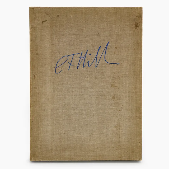 CARL FREDRIK HILL. DRAWINGS BY C. F. HILL I NUMRERAD UPPLAG UTGIVEN AV ALBERT SKIRA I PARIS 1950. 26 reproduktioner - flertalet i färg.
