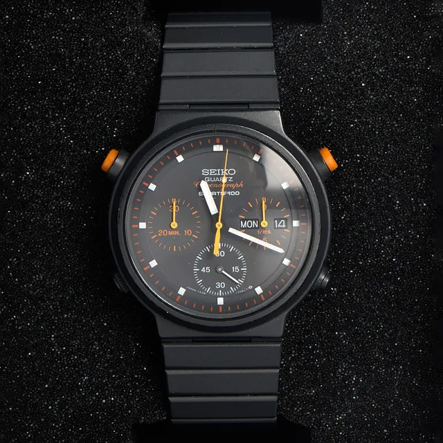 SEIKO, sports 100, kronograf, datum, 412214.