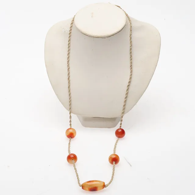 HALSBAND, Agat 5 stenar.
