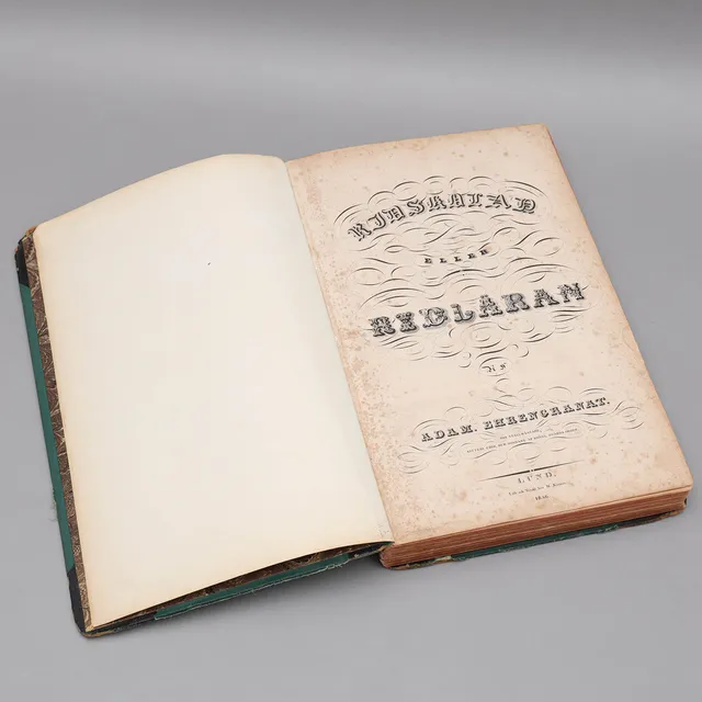 ADAM EHRENGRANAT, "Ridskolan eller Ridläran", M Körner, Lund, 1836.