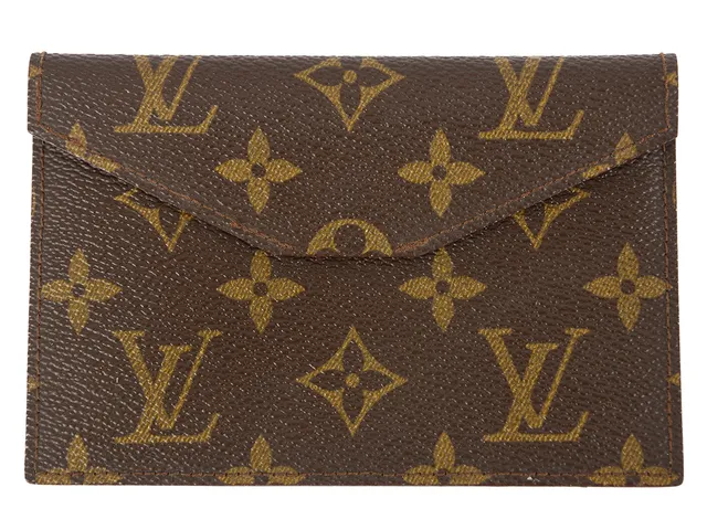 PORTMONÄ, LOUIS VUITTON, vintage, monogram canvas, 14x10cm.