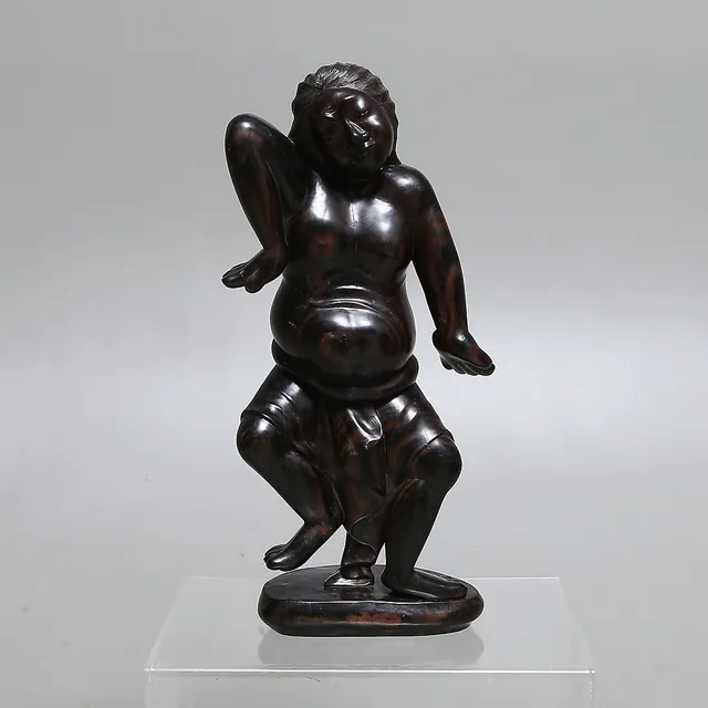 FIGURIN, trä, dansare, Sumatra, 1900/2000-tal.