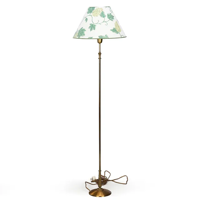 EINAR BÄCKSTRÖM. Golvlampa, EB, modell 5920/63, mässing, made in Sweden.