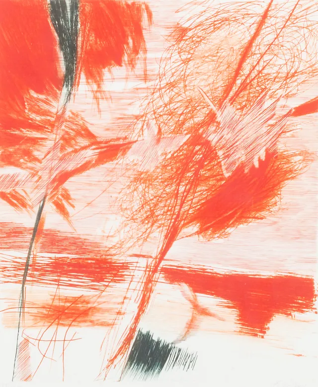 ULF TROTZIG. Komposition, färgetsning, signerad Trotzig.