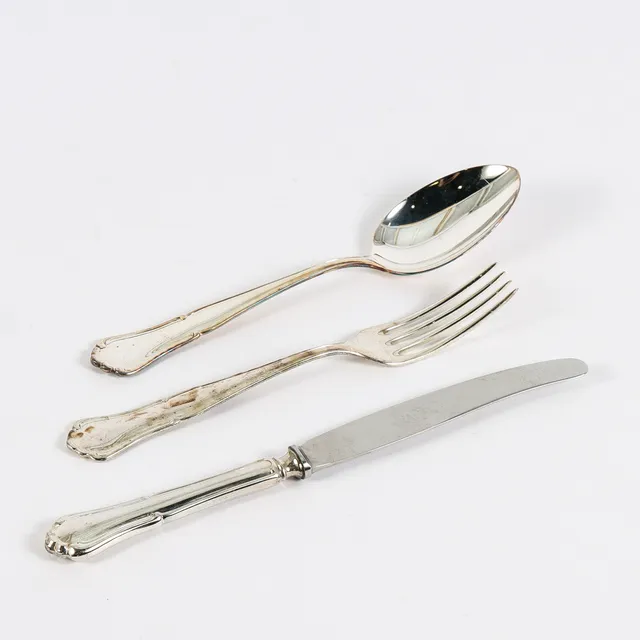MATBESTICK nysilver 36 delar.