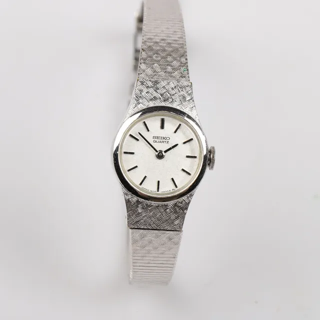 DAMARMBANDSUR, Seiko Quartz, stål.