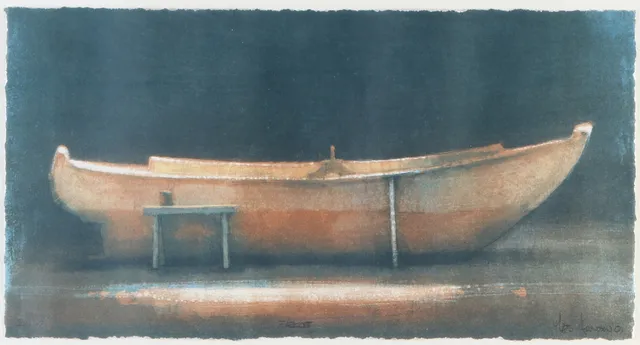 MATS ARONSSON. Litografi, 22/60. "Farkost". Signerad.