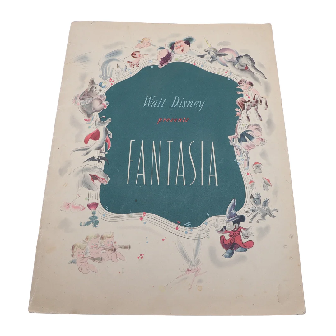 WALT DISNEY. Walt Disney Presents Fantasia Programme, n.d. — Books — Lawrences Auctioneers