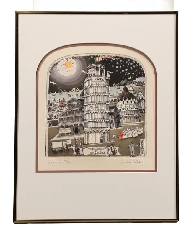GRAHAM CLARKE, THE FAMOUS TOWER OF LEANING PISA.