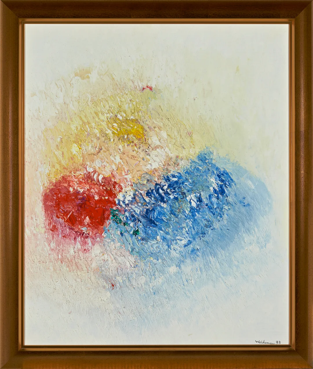 Weidemann, Jakob — Blomster i sne, 1998 — Kunst/Maleri — Blomqvist