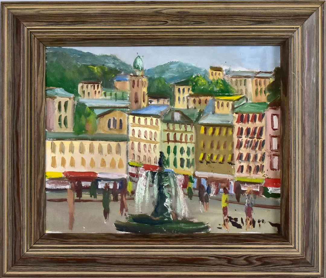 JACK EICHBORN. Olja på duk. — Paintings — Halmstads Auktionskammare