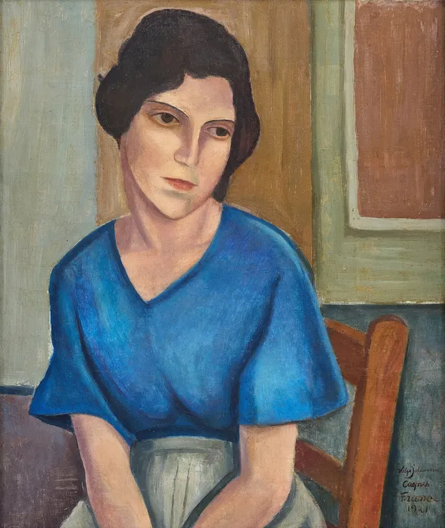 HELGE JOHANSSON. Portrait of a Woman.