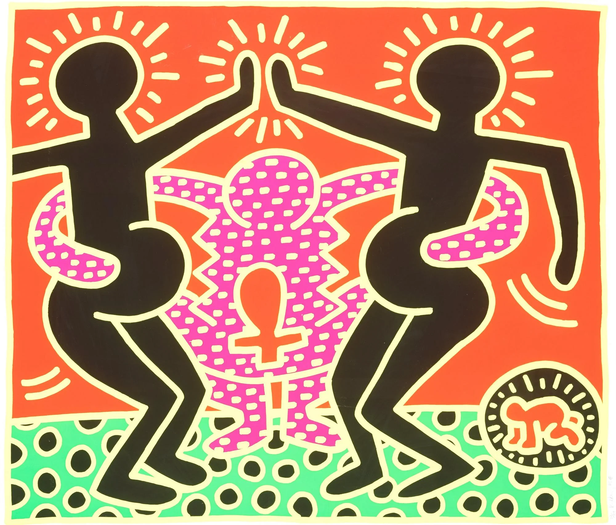 Keith Haring, Untitled, ur: "Untitled 1-5". — Bukowskis