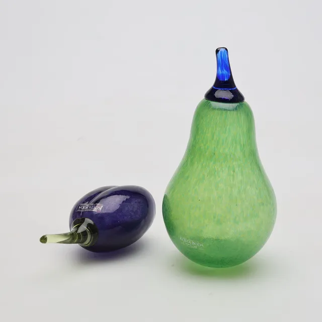 GUNNEL SAHLIN. GLASFRUKTER 2 stycken.