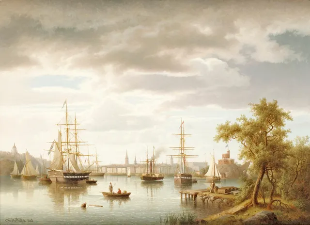 Carl Abraham Rothstén, Stockholms inlopp.