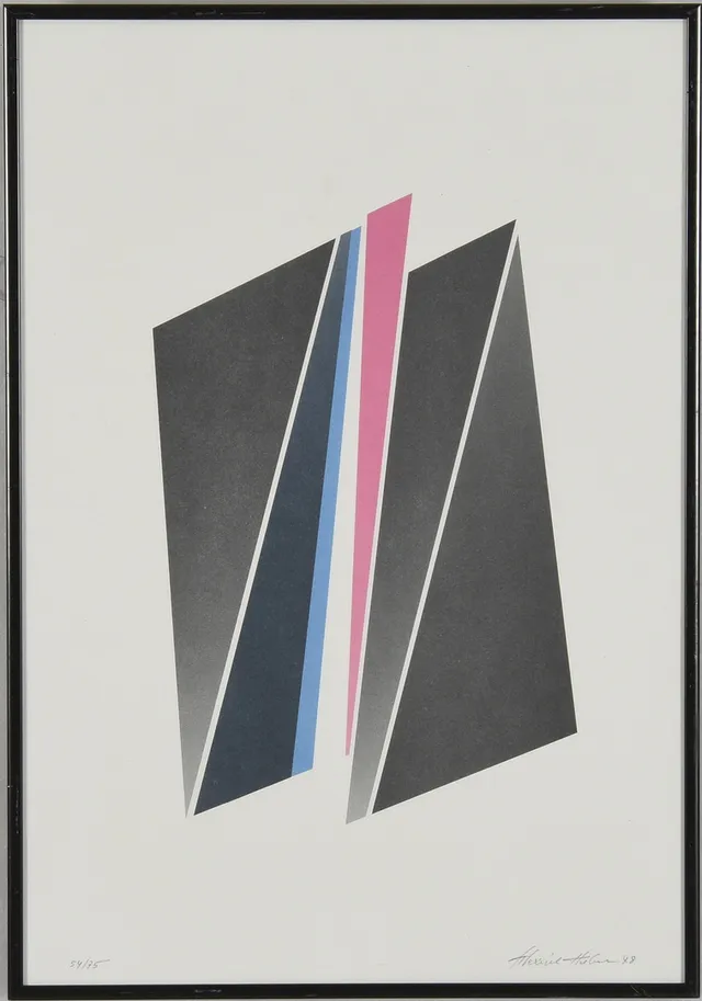 ALEXIUS HUBER. Färgserigrafi.