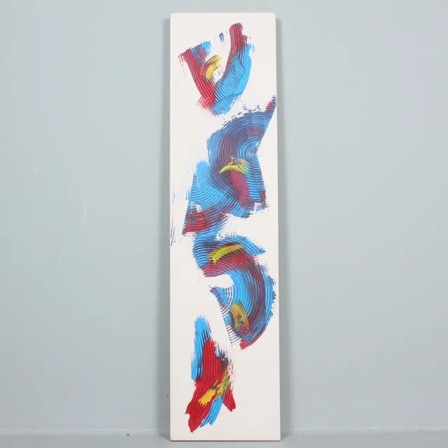 BERND VAN DE LEEK. 'Reliefierte Kreise', zugeschrieben, Acryl auf Leinwand.