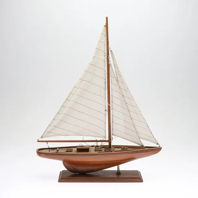 MODELLBÅT, segelbåt, 1900-/2000-tal.