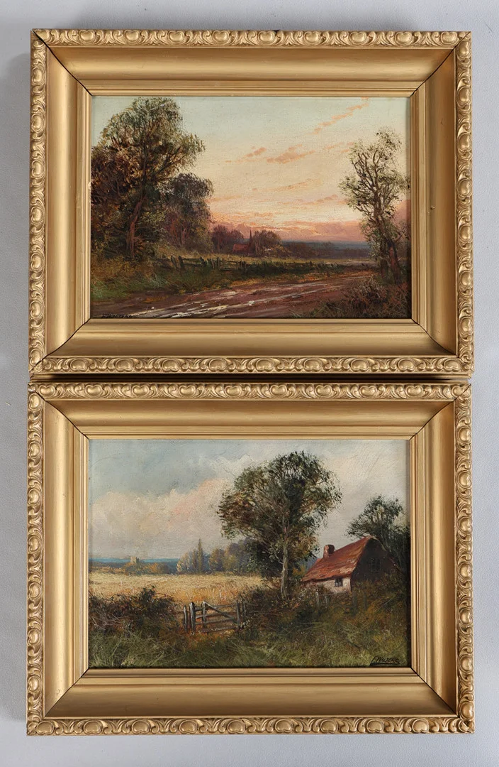 F WALTERS (BRITISH, 20TH CENTURY) "PAIR OF LANDSCAPES" (2). — Paintings — Bishop & Miller
