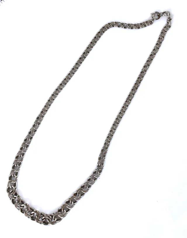 HALSBAND, doserad bismarck, sterlingsilver.