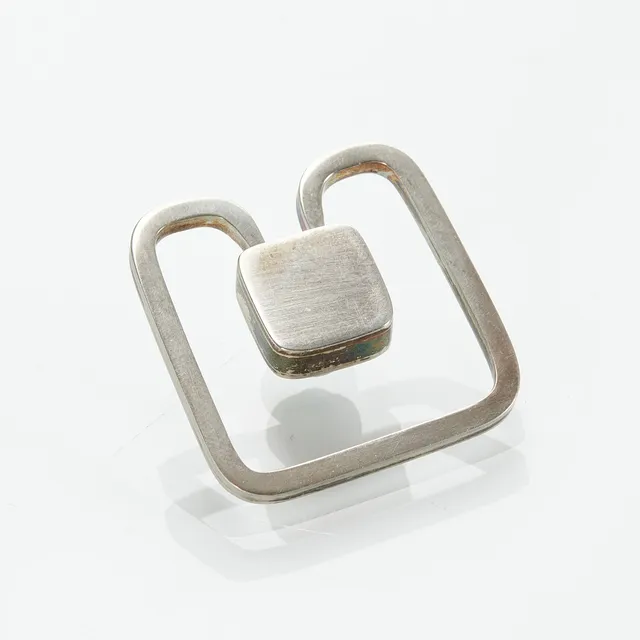 REY URBAN. Nyckelring, sterlingsilver, Stockholm 1979.