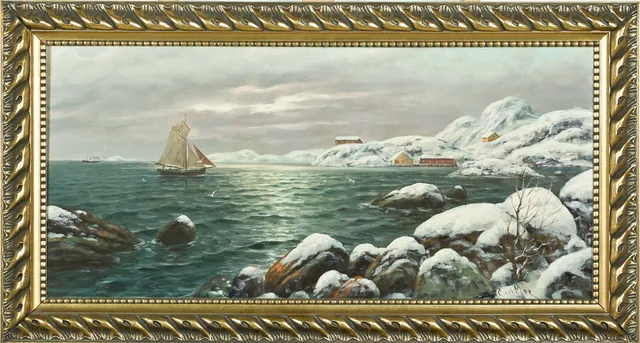 Moe, Carl — Vinter ved kysten