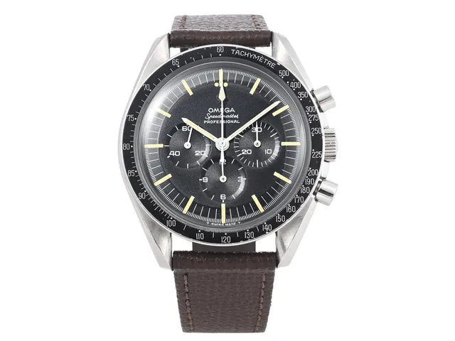OMEGA, Speedmaster Professional (T Swiss Made T), "Tachymètre", "DO90 Bezel", Cal 321, Serie nr. 26072901, Ref nr. ST 145.012, Boett nr. 145.012-67 SP (HF), kronograf, herrur, 42 mm, stål, manuell, plexiglas, läderband, ca 1968.