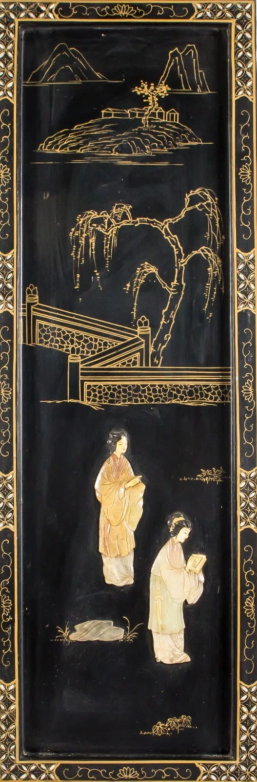 Kinesiske lak panel.1900 tallet