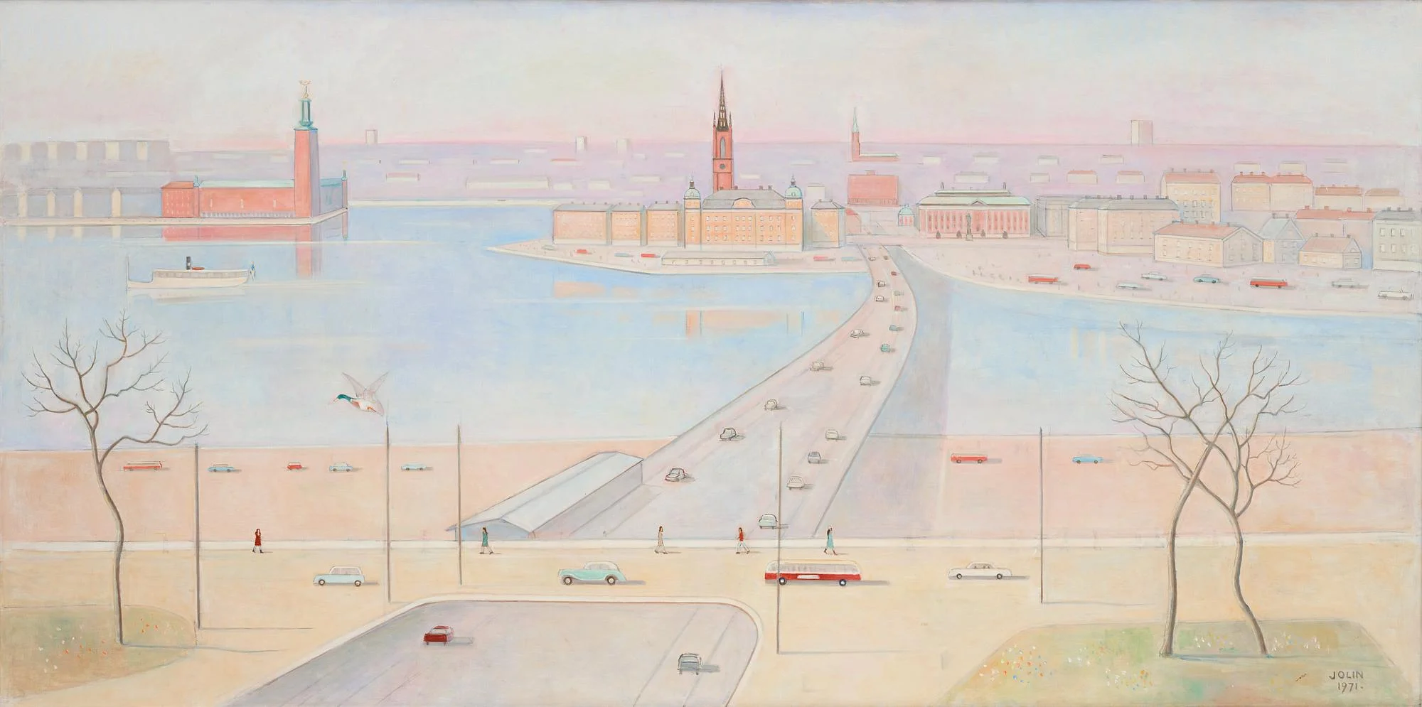 Einar Jolin, Utsikt över Stockholm från Söder. — Bukowskis