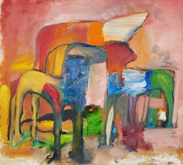 STAFFAN HALLSTRÖM. "Hundar på gatan".