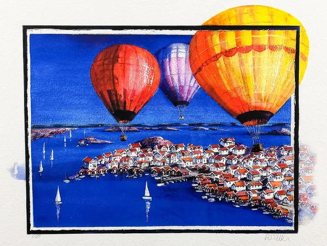 ARIANA RAMHAGE. COLOROGRAFI, "Stocken", signerad, numrerad.