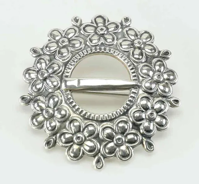 BROSCH, silver 925, "Loviisan solki", Kalevala.