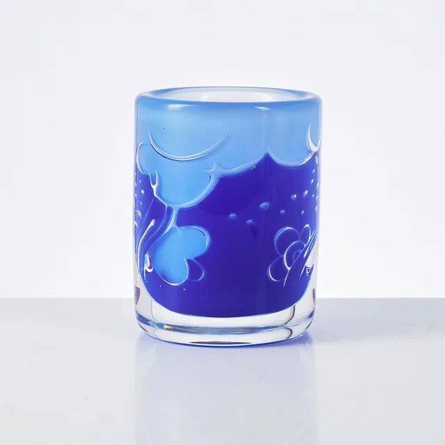 OLLE ALBERIUS. Vas, glas, ariel, undertill signerad, Orrefors, 959590, Ariel, Gallery, 4-87, etikettmärkt Orrefors Sweden.