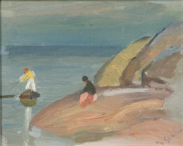 Hjalmar Grahn, "Klippor i aftonsol".