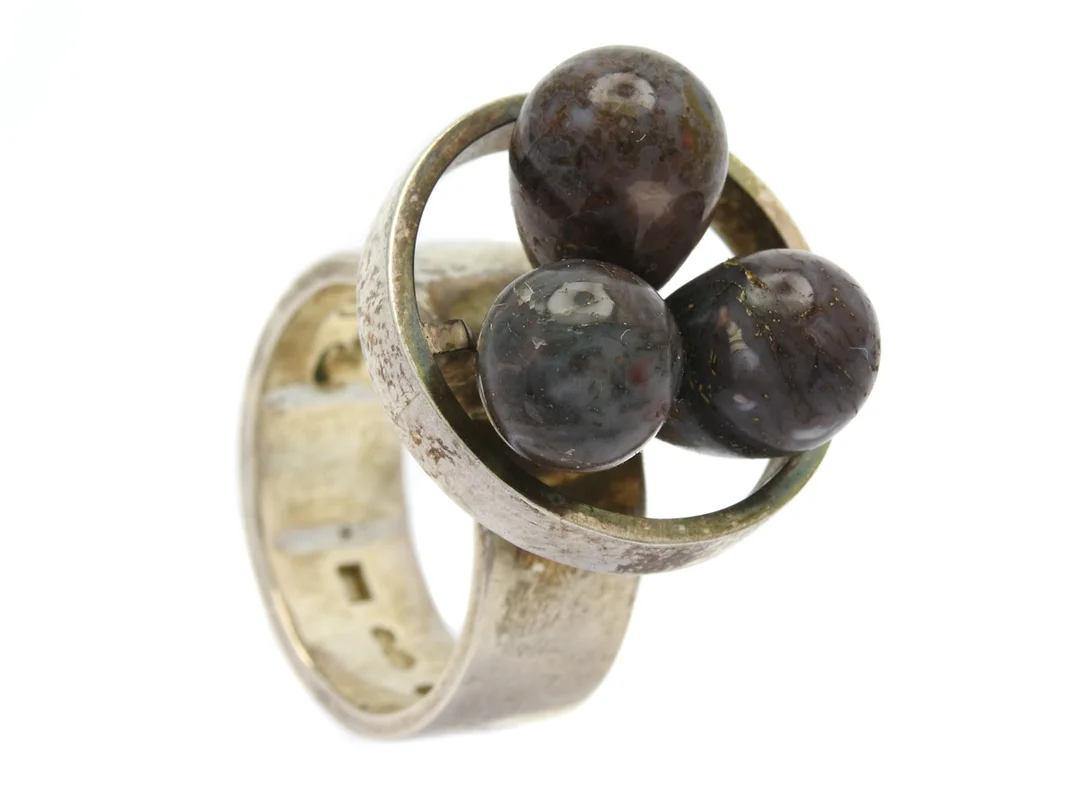 RING, silver, design Rey Urban, år 1965, stl. 17,75 mm — Smycken/Ring — Kaplans