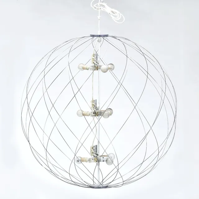 TORE AHLSÉN. Taklampa, ”Pia-Lampa", "Pia Stor" ø90cm, Gärsnäs, 1900-Tal.
