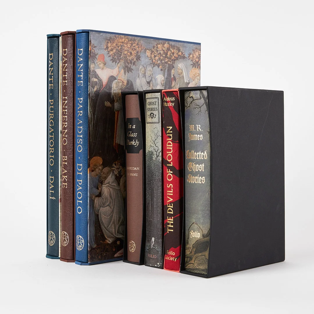 FOLIO SOCIETY. Böcker 7 vol. bla. Dante. — Books — Stockholms Auktionsverk Magasin 5