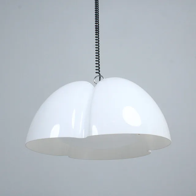 INGO MAURER. M-Design. Deckenleuchte / Pendelleuchte, Modell 'Tricena', 1960er Jahre.