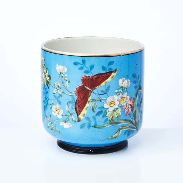 YTTERFODER, 1920/30-tal, Rörstrand, dekor med fjäril och blommor.