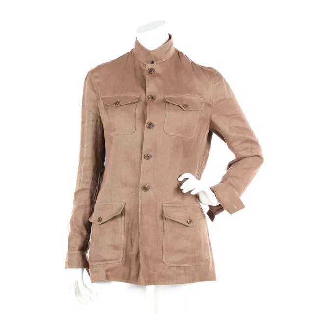 RALPH LAUREN, JACKA I LINNE, STORL. US 10.