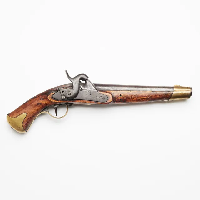 SLAGLÅSPISTOL, svenskt, studsare, m/1820-57 (59).
