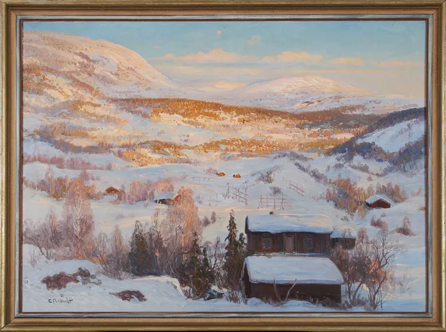 CARL BRANDT. Fjällmotiv.