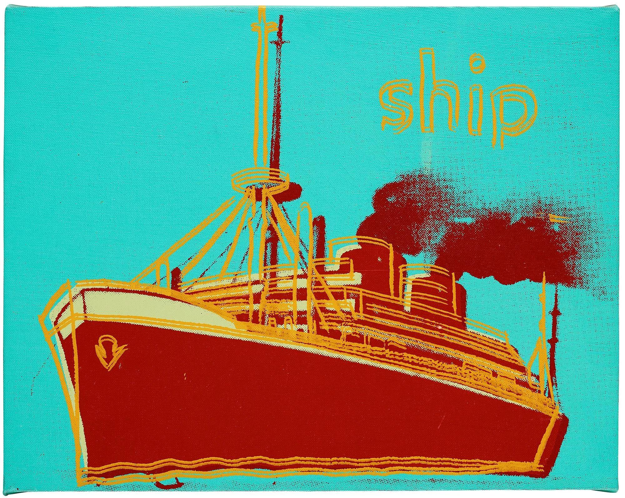 Andy Warhol, "Ship (Toy Painting)". — Bukowskis