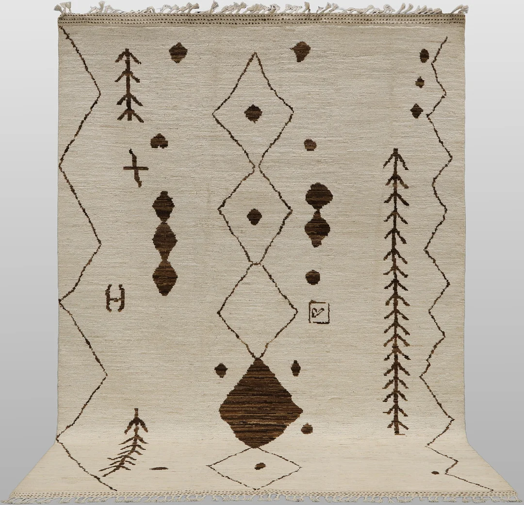 MATTA, "Marocko design", 287 x 197 cm. — Oriental Carpets & Textiles — Helsingborgs Auktionskammare