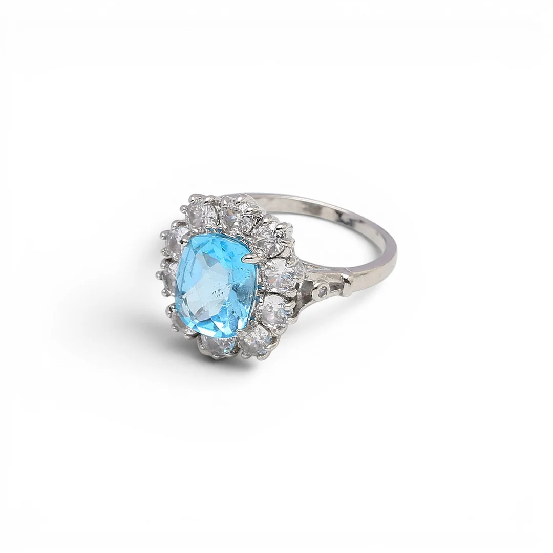 Topaz rosette ring. — Rings — Balclis