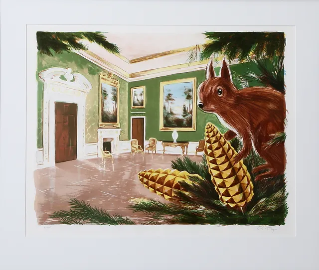 ERNST BILLGREN. litograph numbered 73/175, pencil-signed.