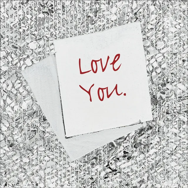 ANDREAS LUNDBERG, (FÖDD 1973). "Love you", monogramsignerad och numrerad 12/90, gicléetryck.