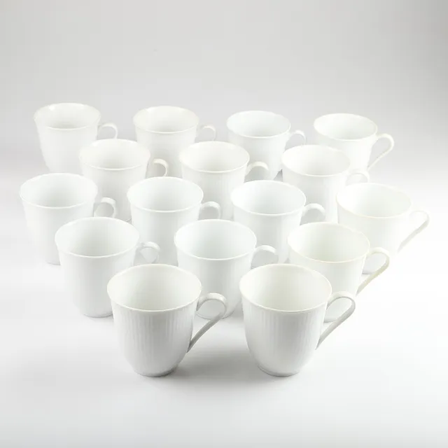 LOUISE ADELBORG. Kaffemuggar, 16 stycken, "Swedish Grace", Rörstrand.