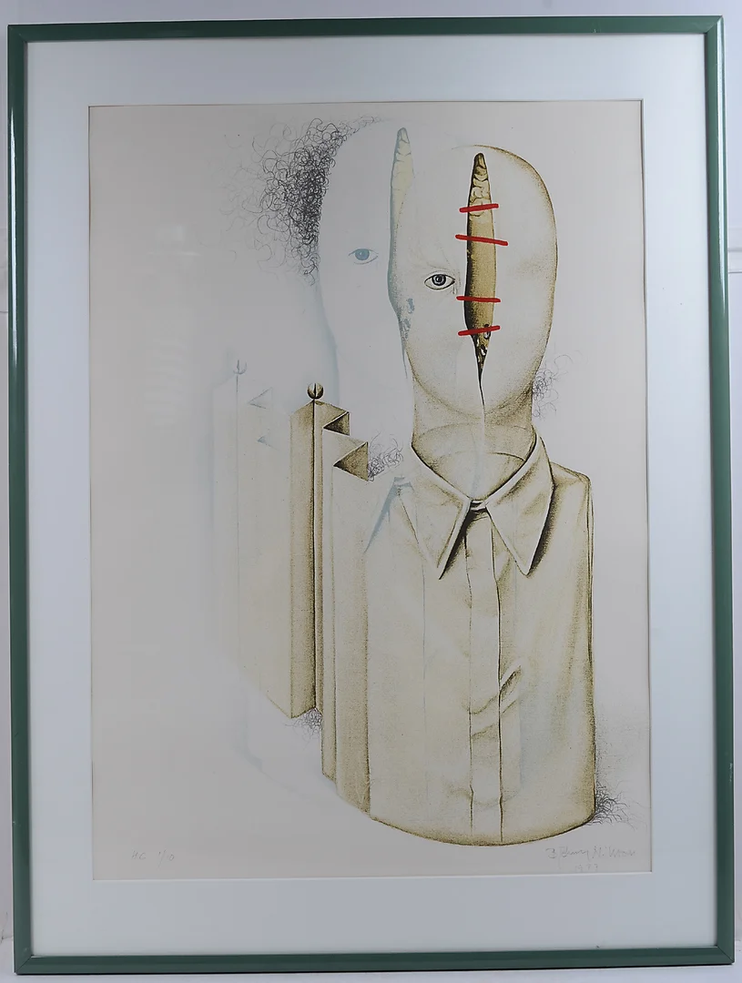 BERT JOHNNY NILSSON. Surrealism 1977. — Engravings & Prints — Connoisseur Bokauktioner