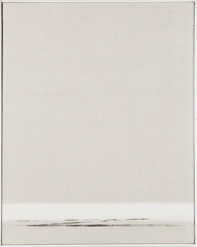 ARNE OLSSON. Utan titel, oljemålning på duk, monogramsignerad AO.